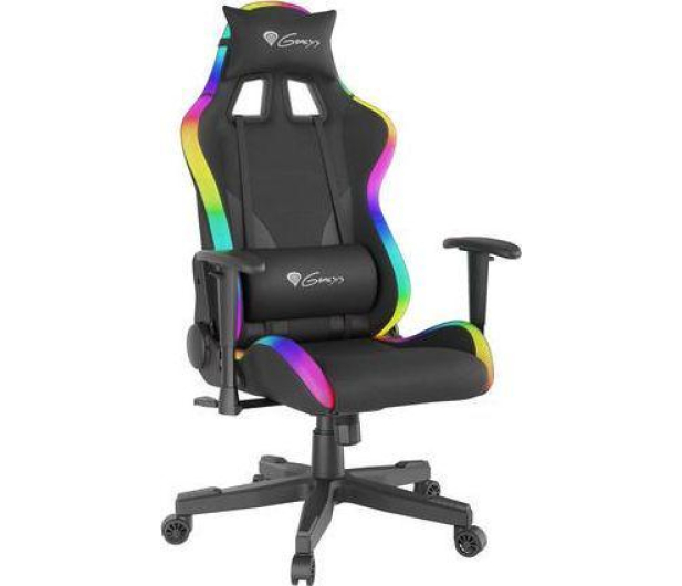 Genesis Fotel gamingowy Trit 600 RGB czarny - 1077829 - zdjęcie